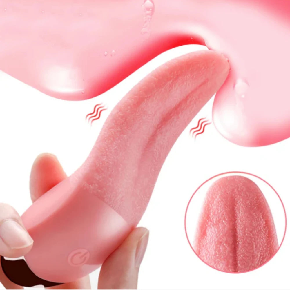 şarjlı dil vibratör pembe – görsel 2