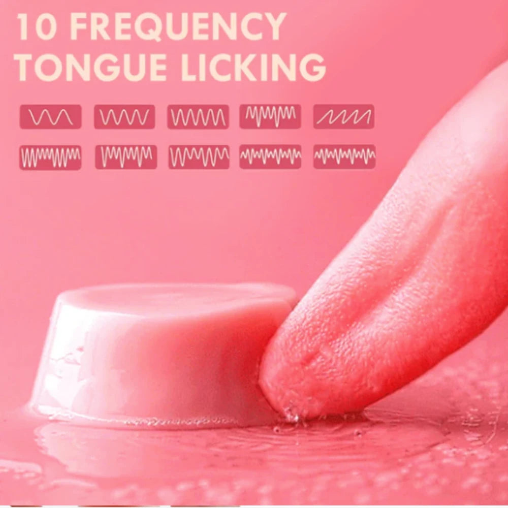 şarjlı dil vibratör pembe – görsel 3