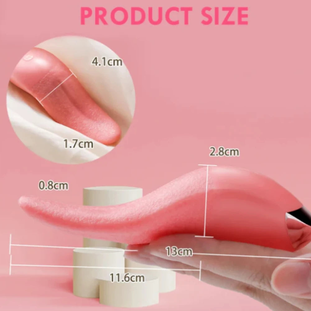 şarjlı dil vibratör pembe – görsel 4
