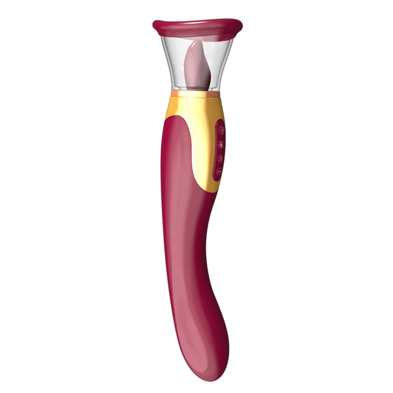 Tongue Vibe 2 in 1 emişli dil ve G noktası vibratörü – görsel 2