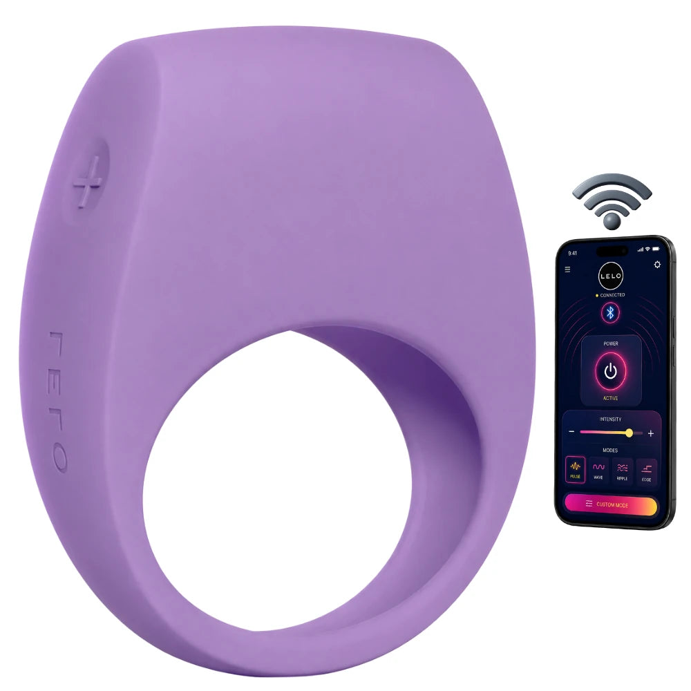 Tor 3 uygulama kontrollü penis halkası – Purple – görsel 9