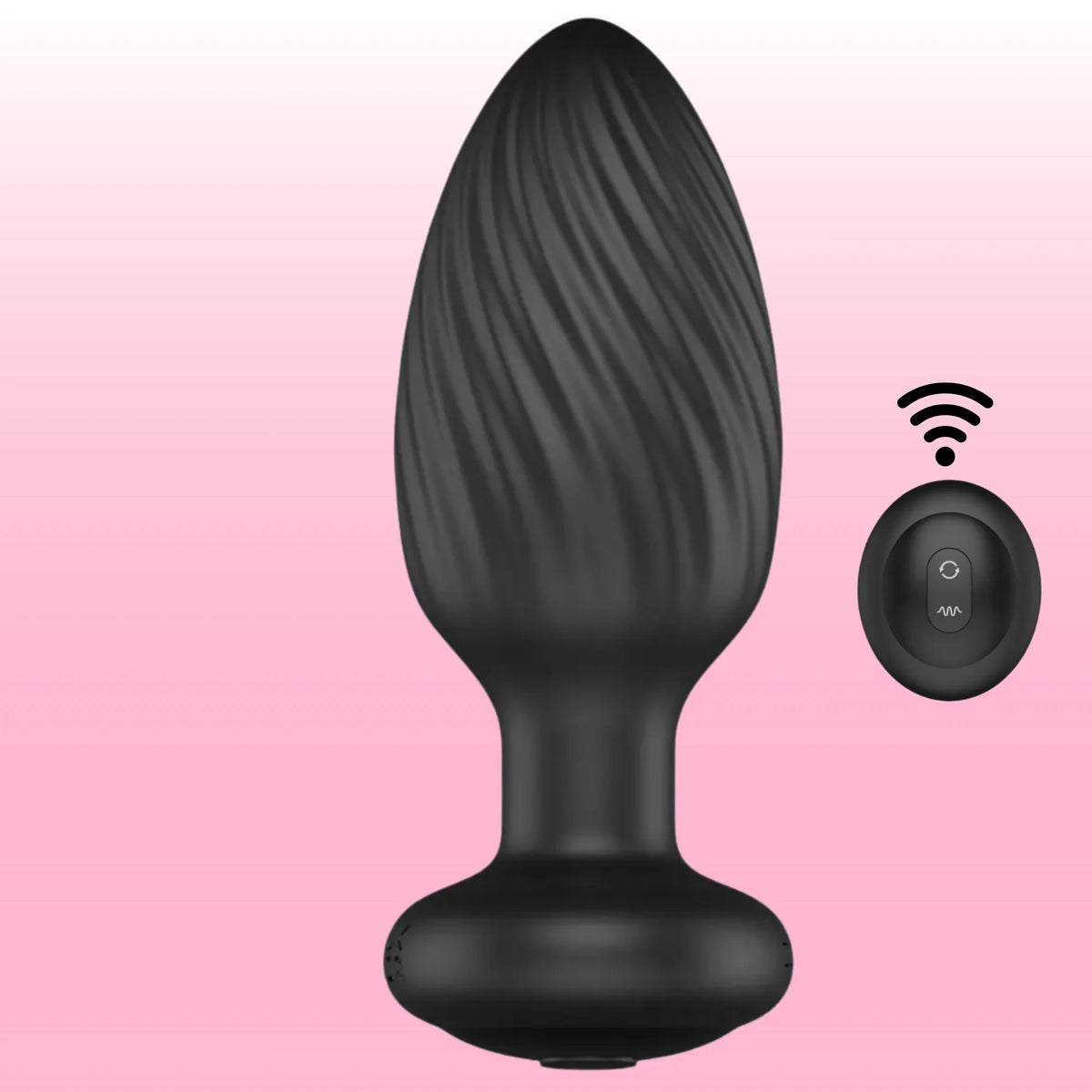Tornado dönen titreşimli anal plug – görsel 1