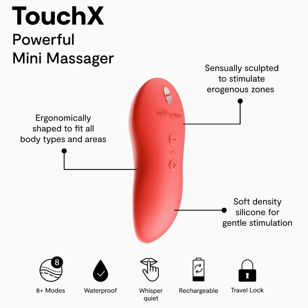 Touch X klitoral masaj vibratörü – Coral – görsel 5