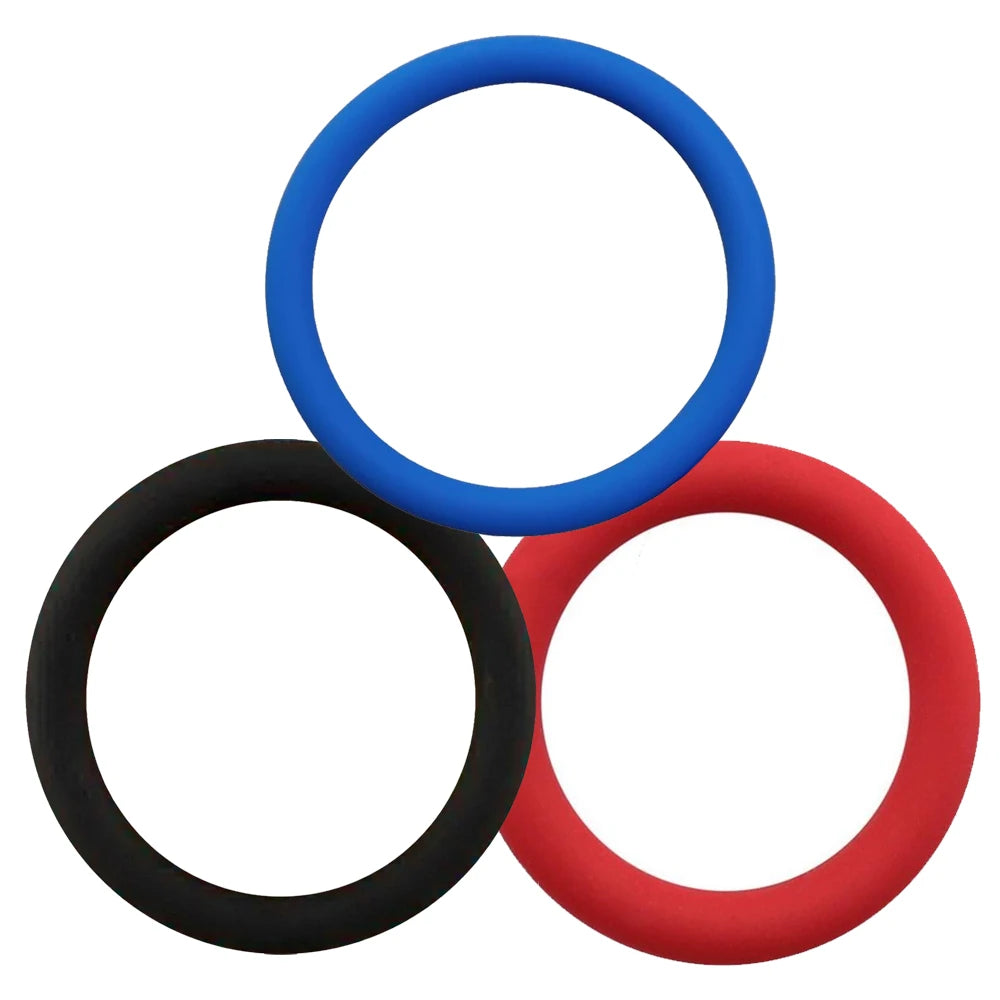 Triple Rings üçlü penis halkası seti – görsel 1