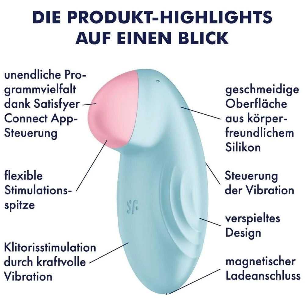 Tropical Tip uygulama kontrollü vibratör – Blueberry – görsel 4