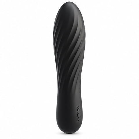 Tulip Oluklu 10 Modlu Şarjlı Mini Mermi Vibratör – Siyah