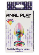 Twilight gökkuşağı taşlı anal plug medium – görsel 5