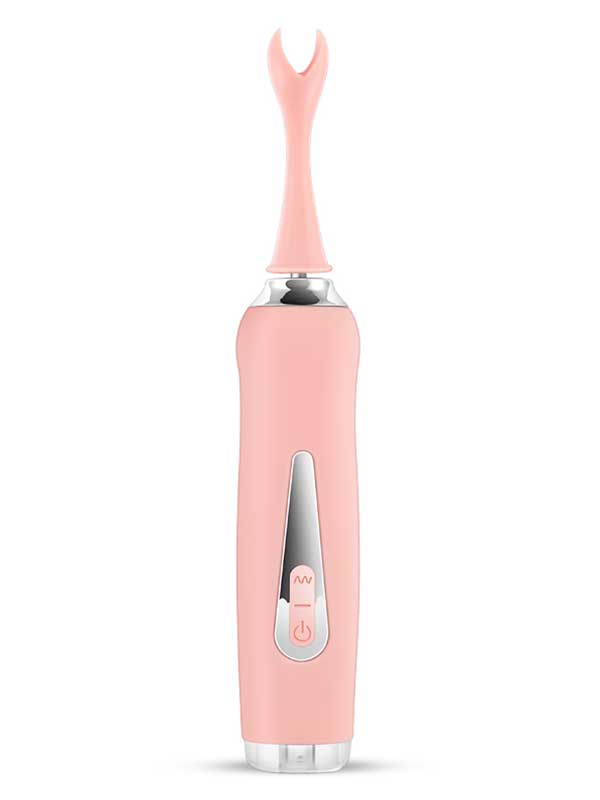 Üç Başlıklı Değiştirilebilir Vibratör – Pembe