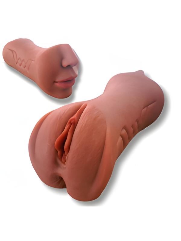 Üç Girişli Mastürbatör – Vajinal, Anal ve Oral Giriş