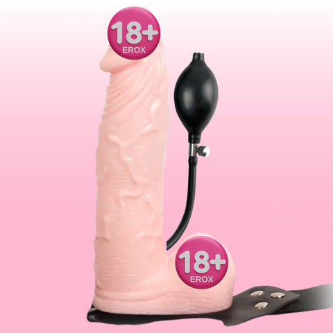Ultra Harness Şişirilebilir Silikon Strap-On Penis