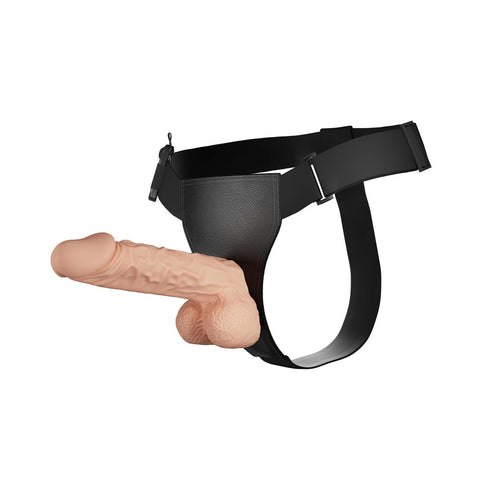 Ultra Passionate Titreşimli Bullet'li TPR Strapon Set 24 cm