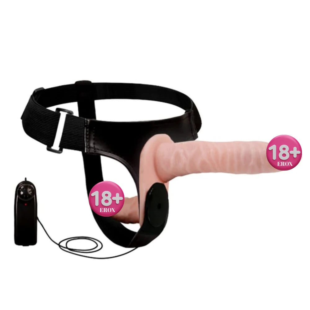 Ultra Passionate titreşimli çift taraflı strap-on – görsel 1