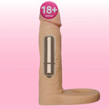 Ultra Soft Double titreşimli halkalı anal penis – görsel 1