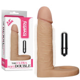 Ultra Soft Double titreşimli halkalı anal penis – görsel 6