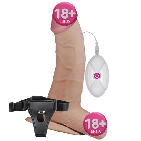 Ultra Soft Dude Kalın Titreşimli Realistik Penis 20 cm – 5 cm Çap