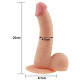Ultra Soft Dude UR3 realistik dildo 20 cm – görsel 6
