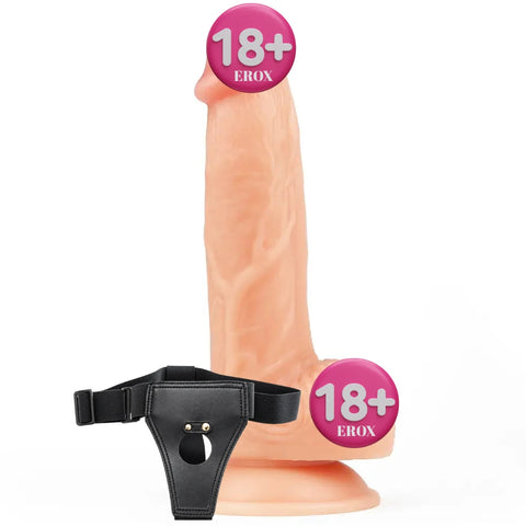 Ultra Soft Dude Vantuzlu Realistik Dildo 20 cm – 14,5 cm Kullanılabilir
