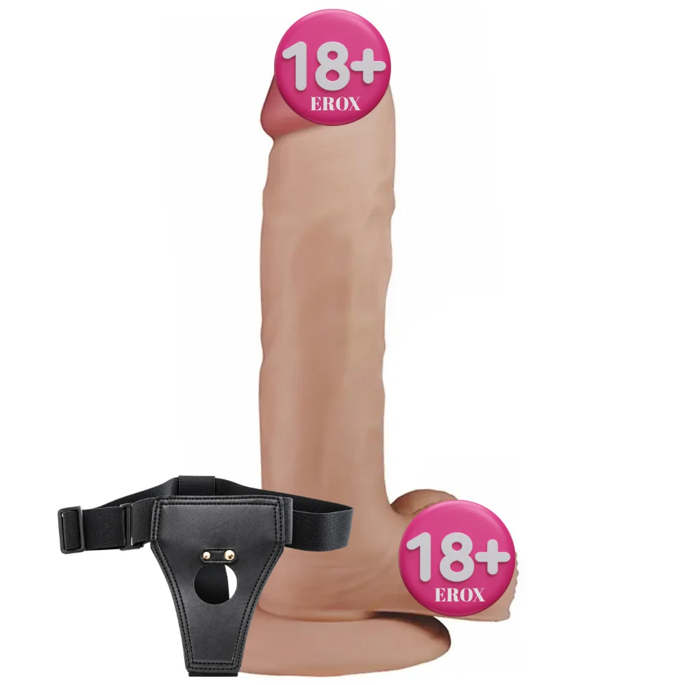 Ultra Soft Dude Vantuzlu Realistik Dildo 22 cm – Ultra Yumuşak TPE
