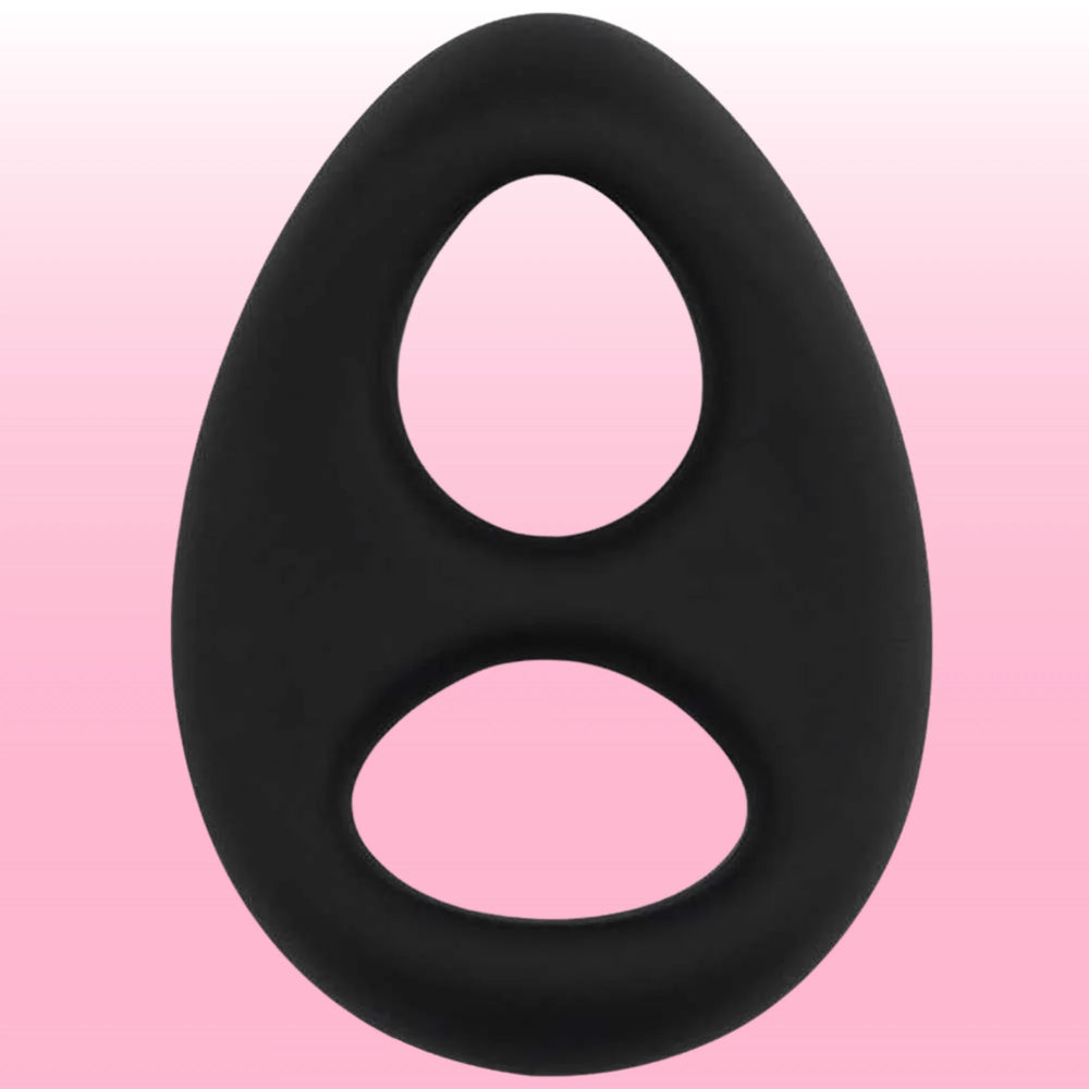 Ultra Soft Testis Destekli Platin Silikon Penis Halkası – 2,2 cm İç Çap