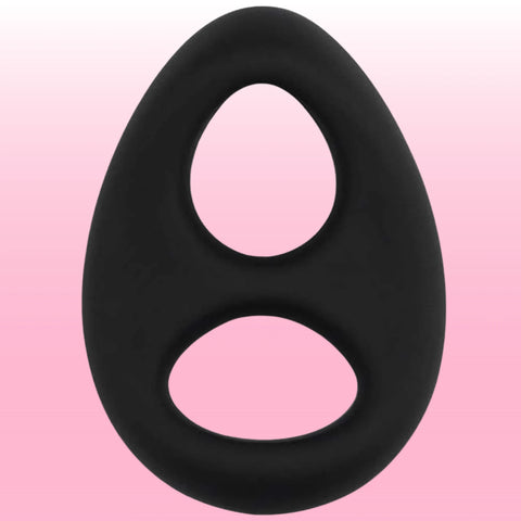 Ultra Soft Testis Destekli Platin Silikon Penis Halkası – 2,2 cm İç Çap