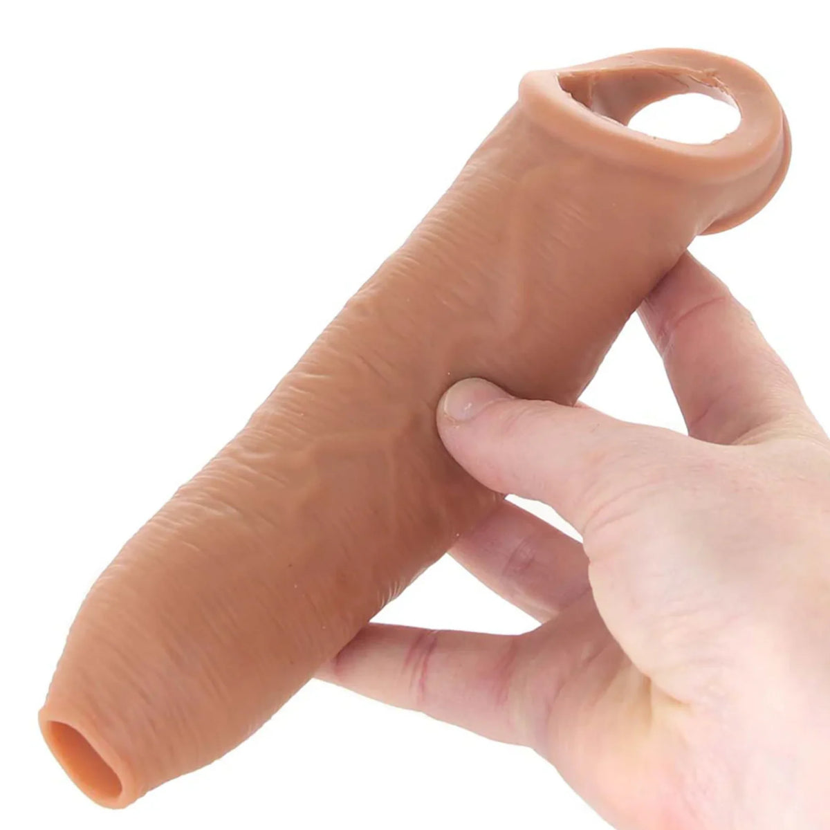Uncut testis kayışlı silikon penis kılıfı – görsel 4