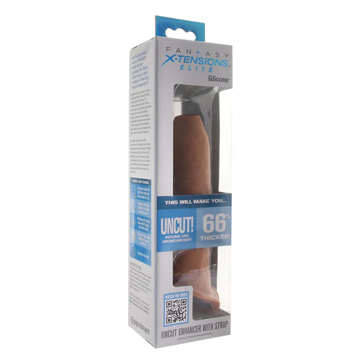 Uncut testis kayışlı silikon penis kılıfı – görsel 5