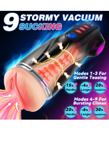 Uoffile 3 kılıflı emiş ve titreşimli mastürbatör – görsel 3