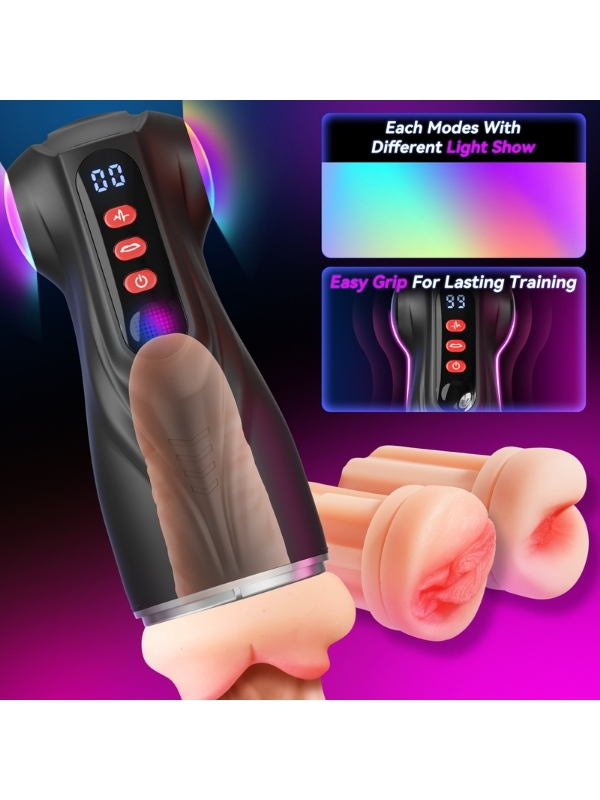 Uoffile 3 kılıflı emiş ve titreşimli mastürbatör – görsel 5