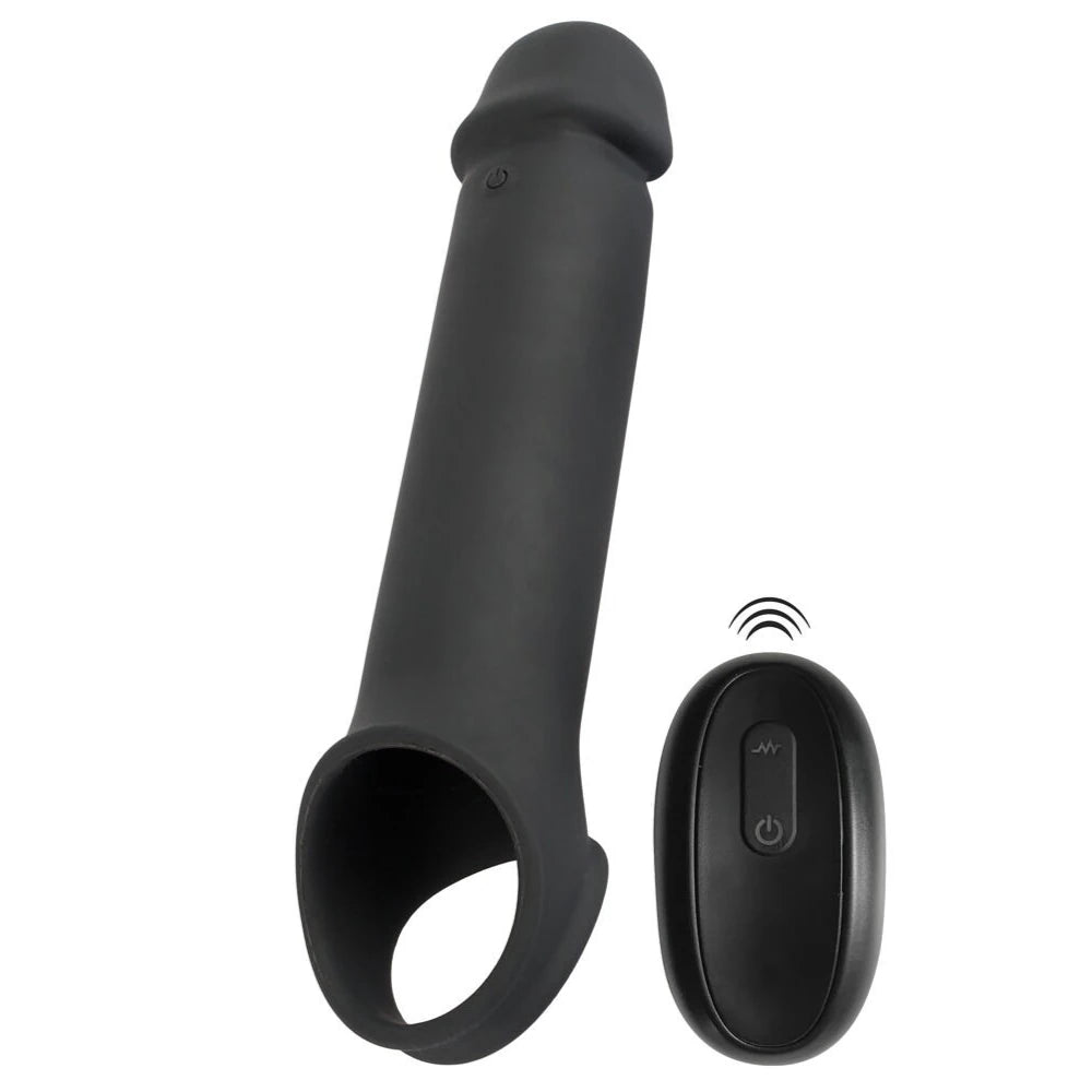 uzaktan kumandalı titreşimli penis uzatma kılıfı – görsel 2