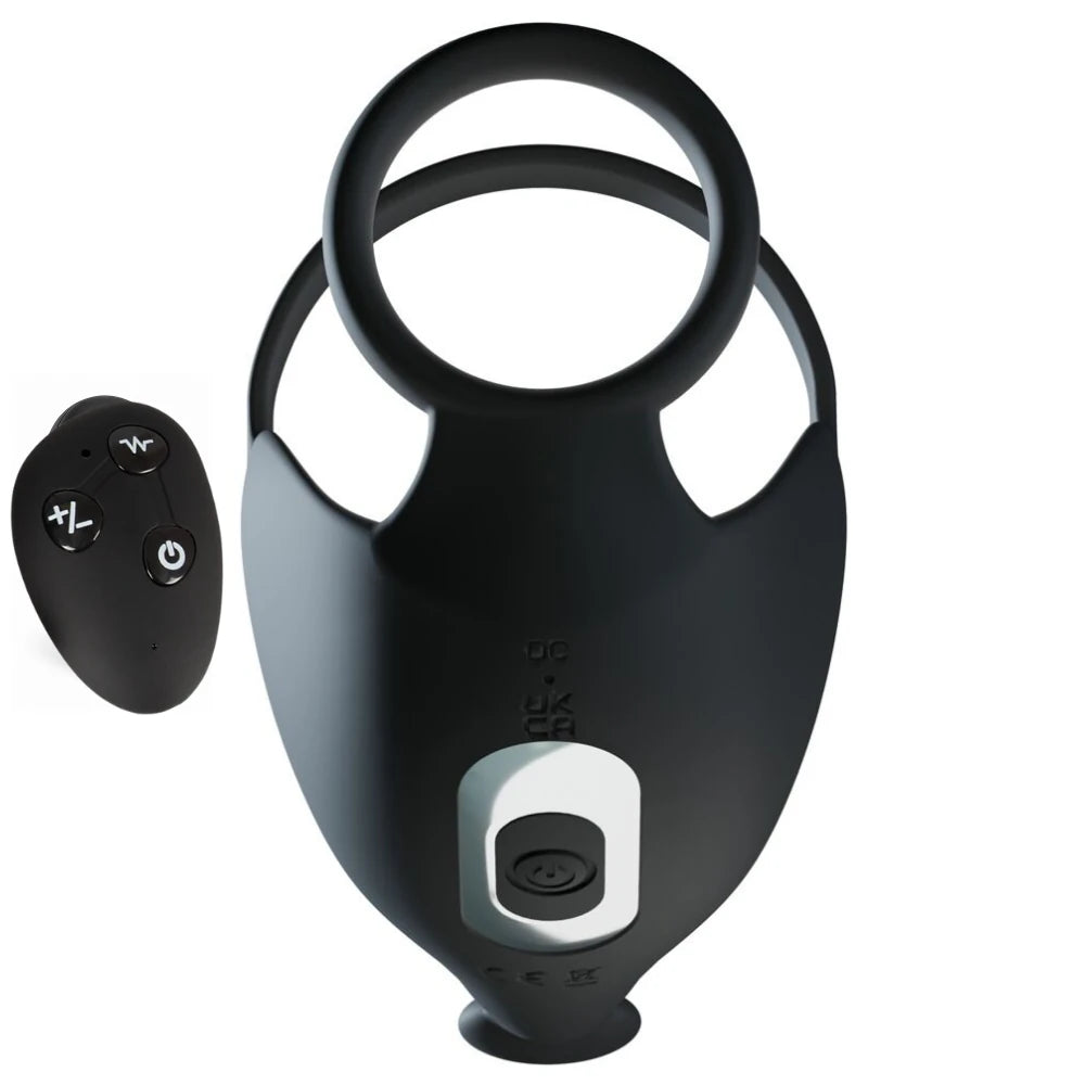 Uzaktan Kumandalı Perine Kollu Testis Vibratörü ve Penis Halkası