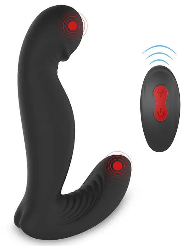 Uzaktan Kumandalı Şarjlı Anal, Vajinal ve Prostat Vibratörü – Siyah