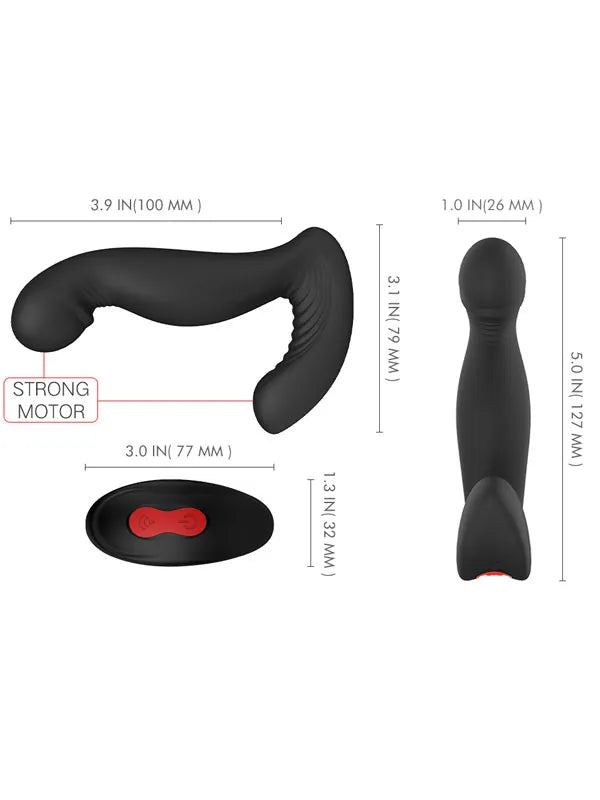 uzaktan kumandalı anal ve vajinal vibratör – görsel 3
