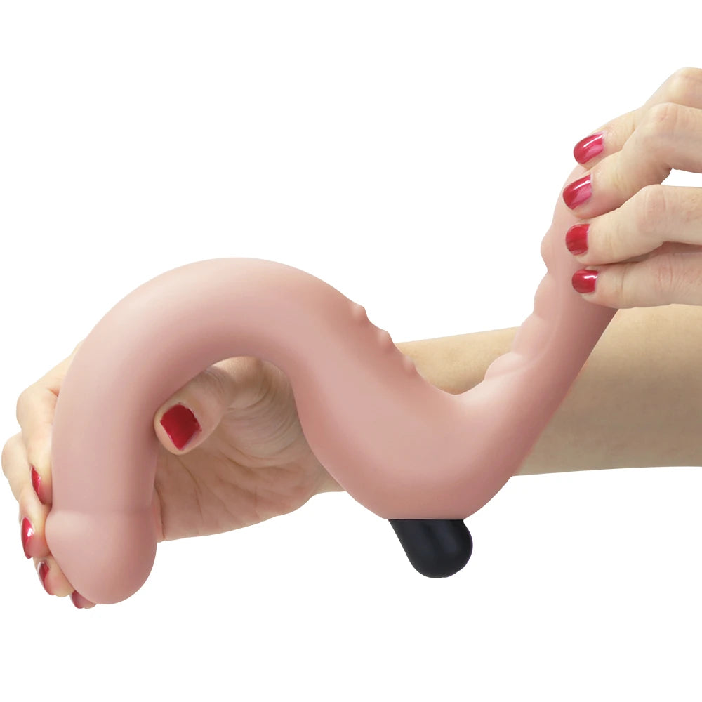 uzaktan kumandalı strapless strap-on vibratör – görsel 3