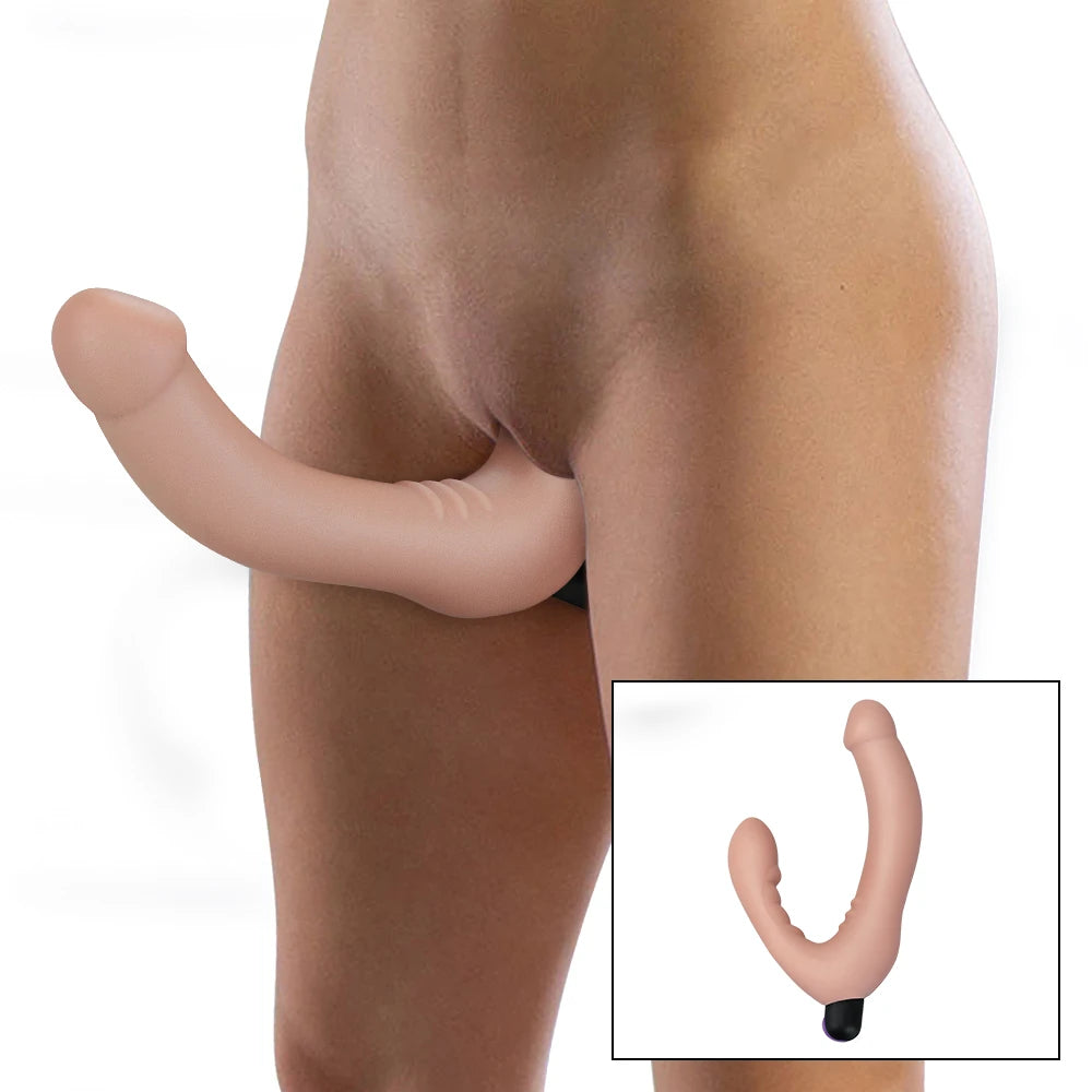 uzaktan kumandalı strapless strap-on vibratör – görsel 5