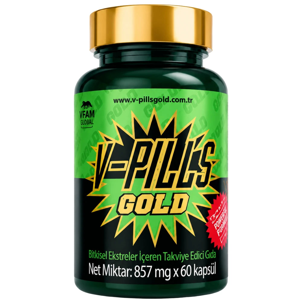 V-Pills Gold Erkeklere Yönelik Gıda Takviyesi – 60 Kapsül