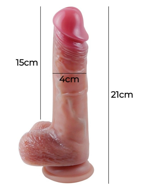vakum tabanlı silikon dildo – görsel 2