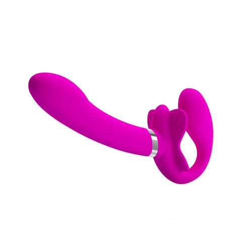 Valerie 12 Modlu Çift Motorlu Titreşimli Straplez Strap-On