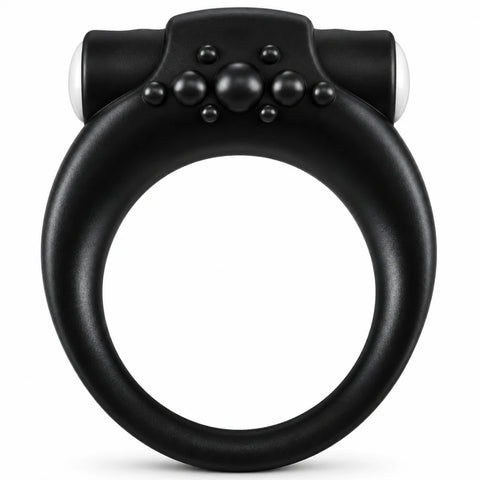 Vibro Çıkarılabilir Mini Vibratörlü Silikon Penis Halkası – Siyah
