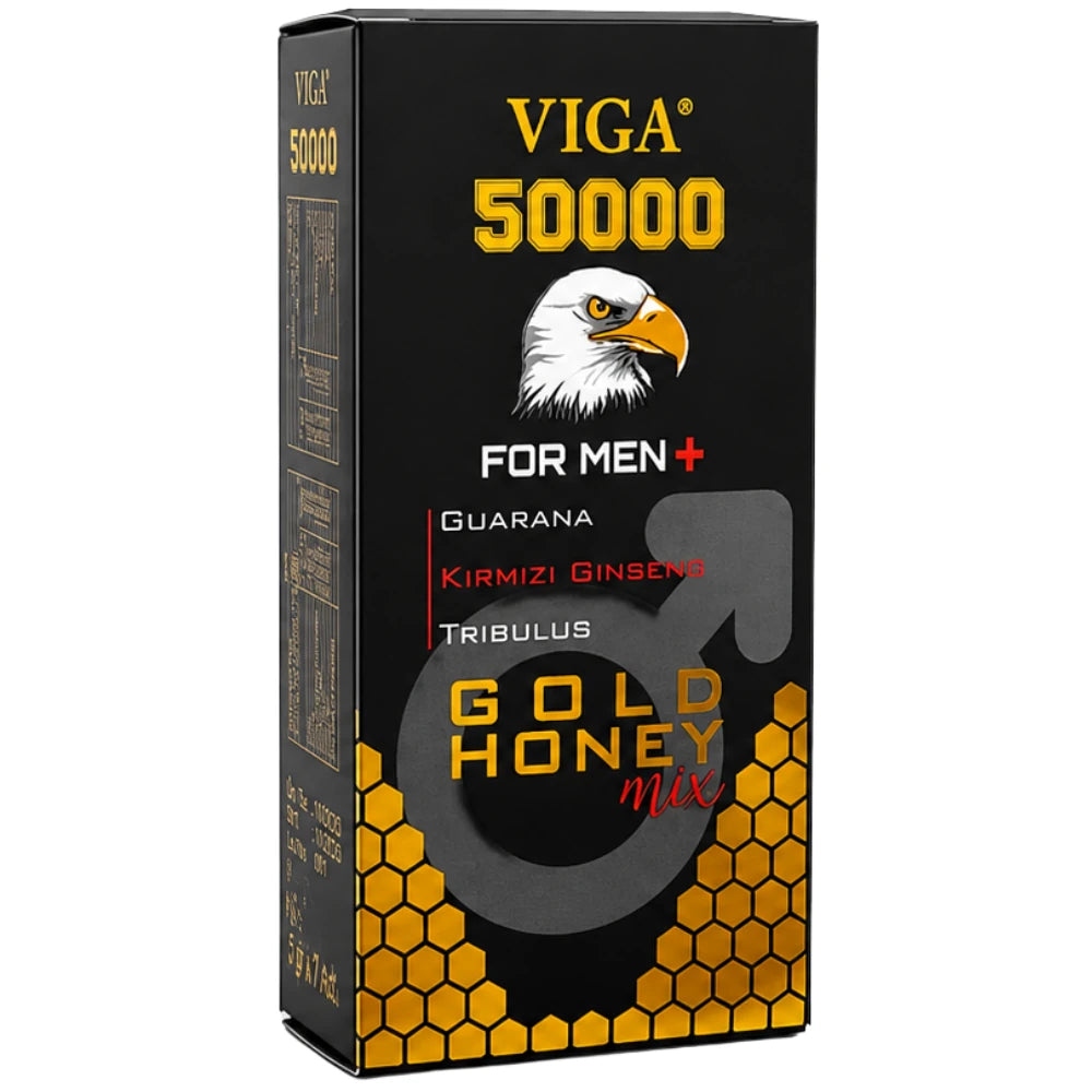 Viga 50.000 Performance Gold Honey Bal – 7 × 5 g Saşe