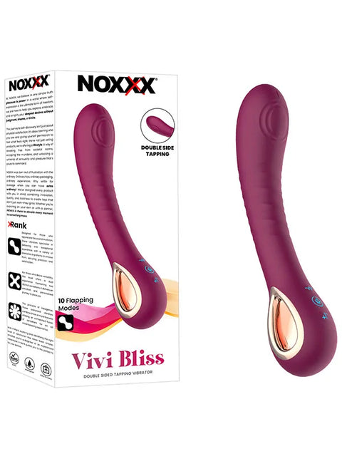 Vivi Bliss 10 Parmak Hareket Modlu Şarjlı Vibratör – Mor