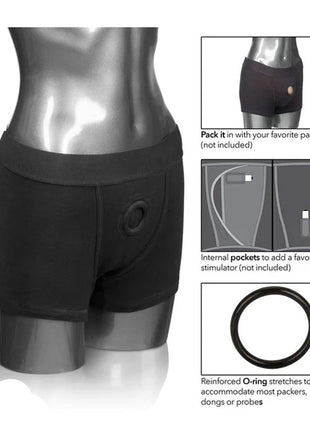 Calexotics Boxer Brief Harness Strapon Kemeri XS/S
