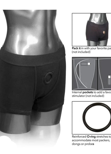 Calexotics Boxer Brief Harness Strapon Kemeri XS/S