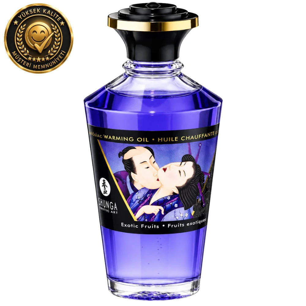 Warming Oil Egzotik Meyve Aromalı Nefesle Isınan Yenilebilir Masaj Yağı 100 ml