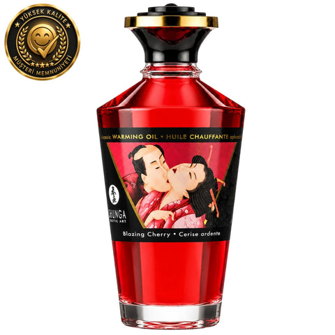 Warming Oil Kiraz Aromalı Nefesle Isınan Yenilebilir Masaj Yağı 100 ml