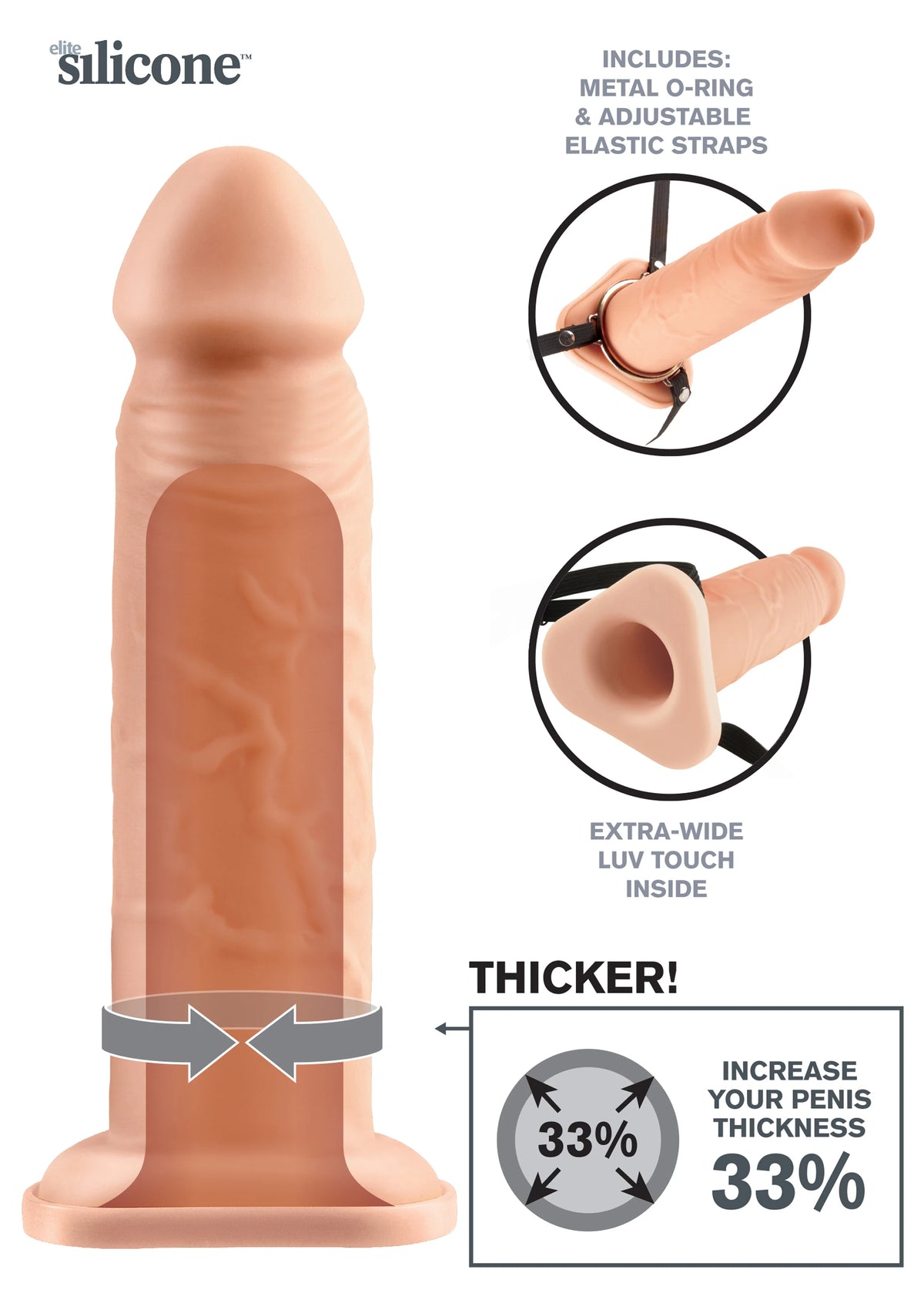 X-Tensions içi boş strap-on – görsel 5
