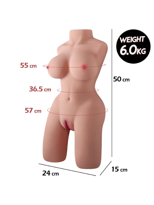 6 kg kompakt yarım vücut manken – görsel 5