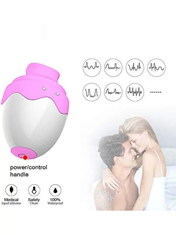 yumurta biçimli dil uyarımlı mini vibratör – görsel 3